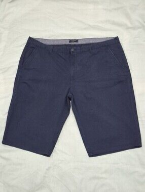 LC Waikiki Men's Flat-Front Navy Chino Shorts